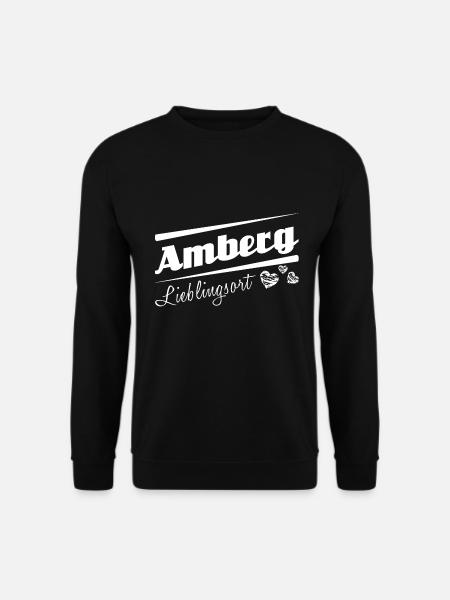 Amberg - Lieblingsort mit Stadtnamen - Unisex Pullover - Schwarz