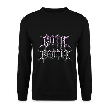 Goth Baddie! Goth Girl Gothic Aesthetic - Unisex Sweatshirt - black - Front - Alina (178cm) & Michal (187cm)