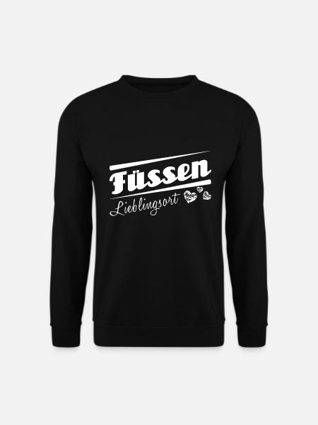 Füssen - Lieblingsort mit Stadtnamen - Unisex Pullover - Schwarz