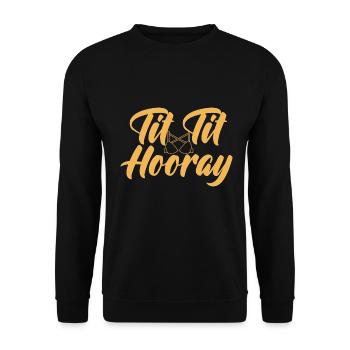 Neue gefälschte Big Boobs Operation Herzlichen Glückwunsch - Unisex Pullover - Schwarz - Vorne - Alina (178cm) & Michal (187cm)