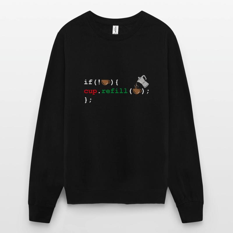 Programmierer Geschenk Kaffee Koffein Coden Code Unisex Pullover