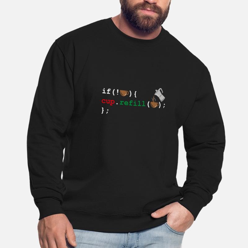 Programmierer Geschenk Kaffee Koffein Coden Code Unisex Pullover