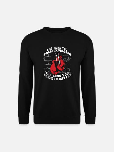 Kickboxing Kickboxer Boxer Boxing Gloves Gift - Unisex Sweatshirt - black