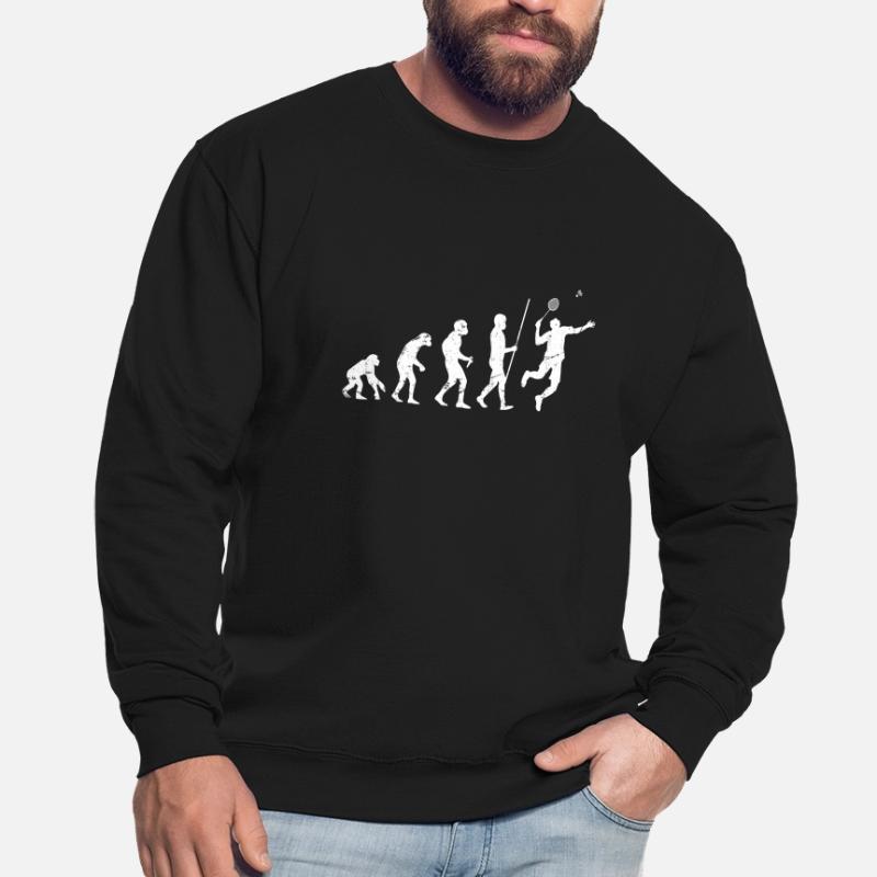 Badminton Evolution Badminton Player Gift Cool Unisex Sweatshirt