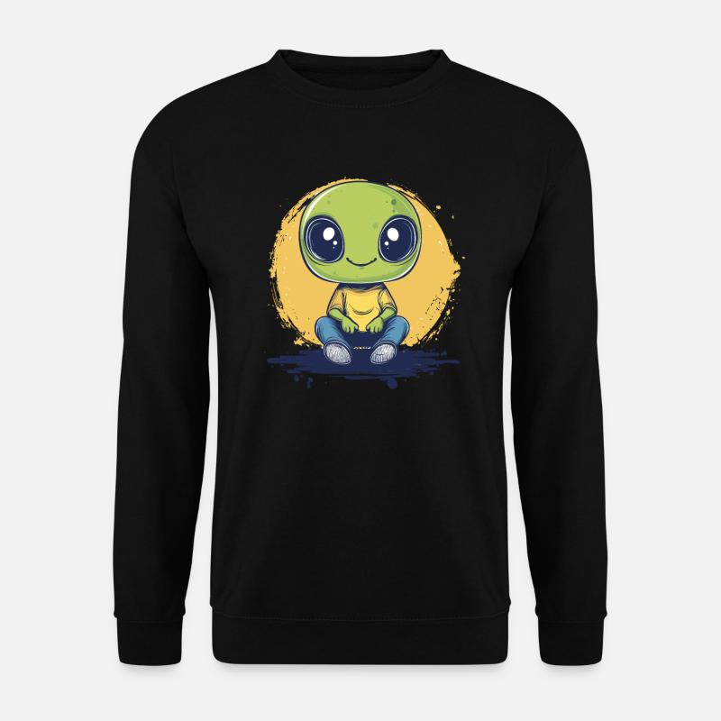 Cute Alien Boy - Unisex Sweatshirt - black
