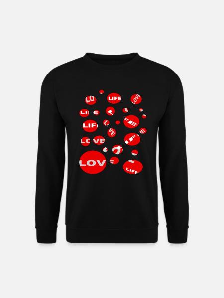 Love Life - Sweat-shirt Unisexe - noir