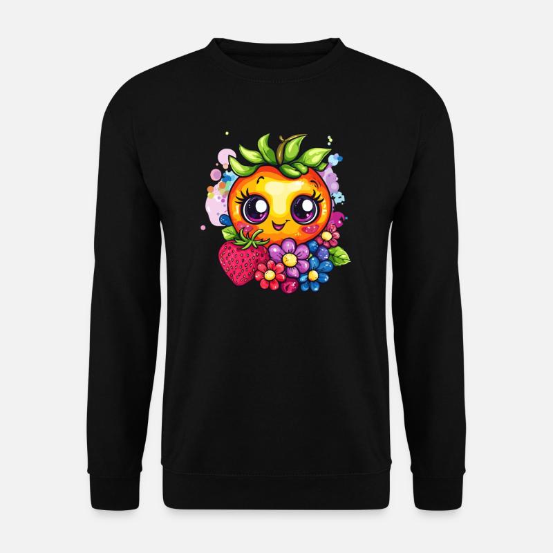 Fruchtiges Sommergesicht - Unisex Pullover - Schwarz