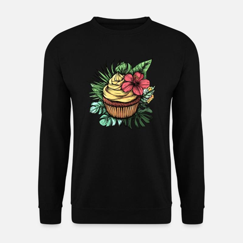Tropical Cupcake - Unisex Sweatshirt - black