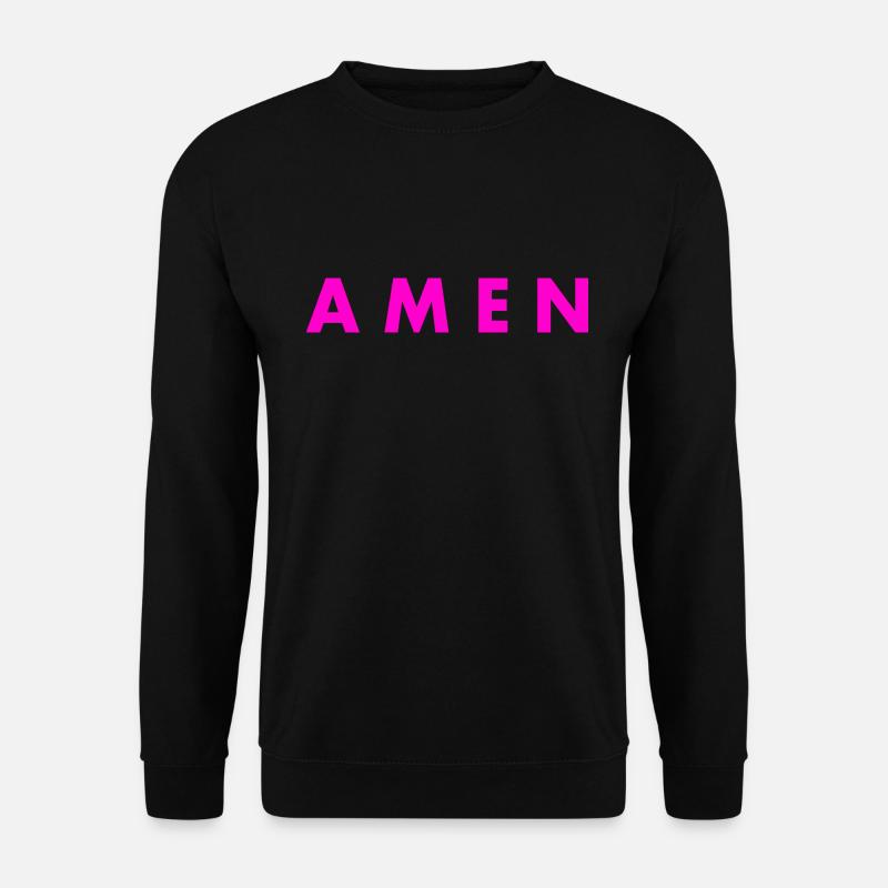 Amen - Unisex Pullover - Schwarz