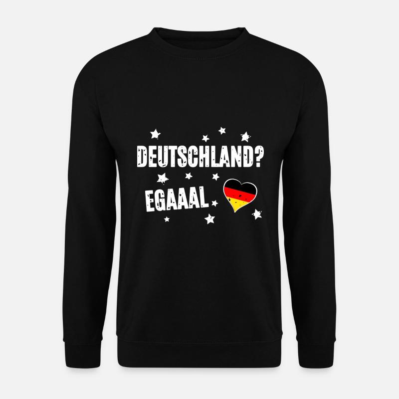Lustiger Spruch Egal - Unisex Pullover - Schwarz
