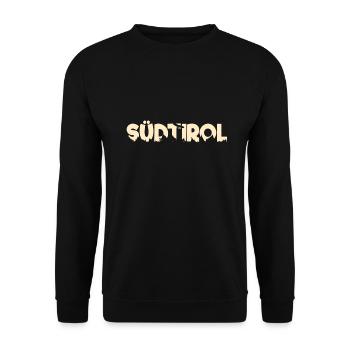 südtirol schriftzug - Unisex Pullover - Schwarz - Vorne - Alina (178cm) & Michal (187cm)