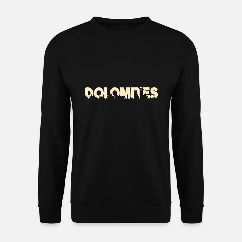 dolomites - Unisex Pullover - Schwarz