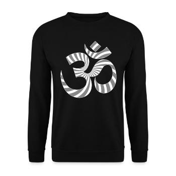 tekno spirale d'aum 23 - Sweat-shirt Unisexe - noir - Devant - Alina (178cm) & Michal (187cm)