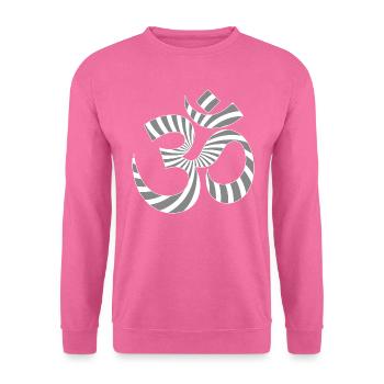 tekno spirale d'aum 23 - Sweat-shirt Unisexe - rose - Devant