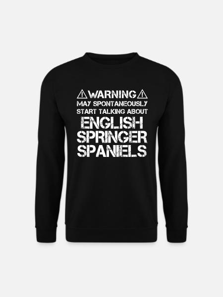 English Springer Spaniel - Unisex Sweatshirt - black
