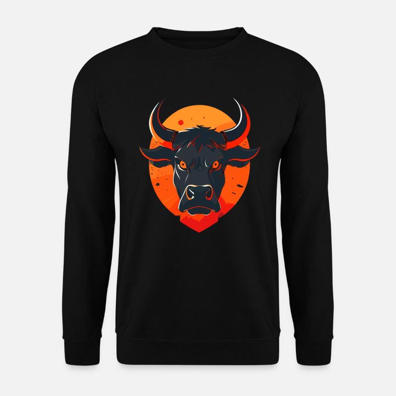 BulleStier Büffel - Unisex Pullover - Schwarz