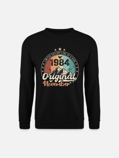 Die Legenden wurden im November 1984 geboren Geschenk - Unisex Pullover - Schwarz