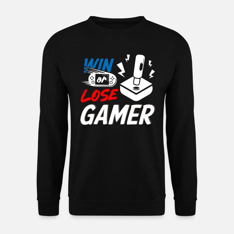 Gagner ou perdre Gamer - Sweat-shirt Unisexe - noir