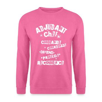 Chief Warrant Officer: Unerschütterlicher Anführer! - Unisex Pullover - Pink - Vorne