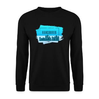 Vancouver - Unisex Sweatshirt - black - Front - Alina (178cm) & Michal (187cm)