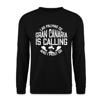 Gran Canaria - Unisex Sweatshirt - black - Front - Alina (178cm) & Michal (187cm)
