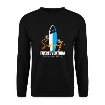 Fuerteventura - Sweat-shirt Unisexe - noir - Devant - Alina (178cm) & Michal (187cm)