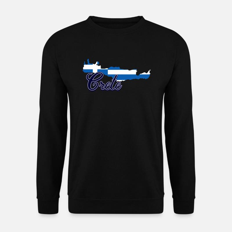 Crète - Sweat-shirt Unisexe - noir