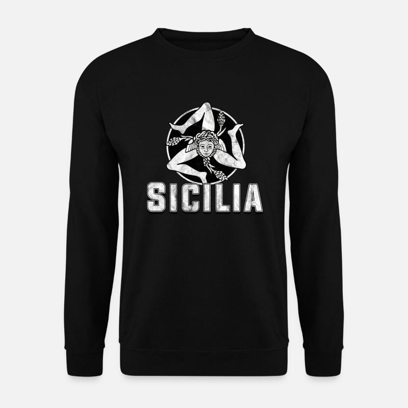 Sicile - Sweat-shirt Unisexe - noir