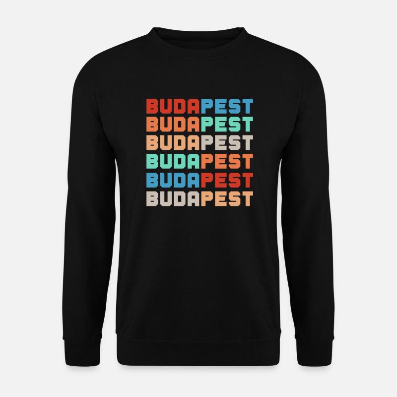 Budapest - Sweat-shirt Unisexe - noir