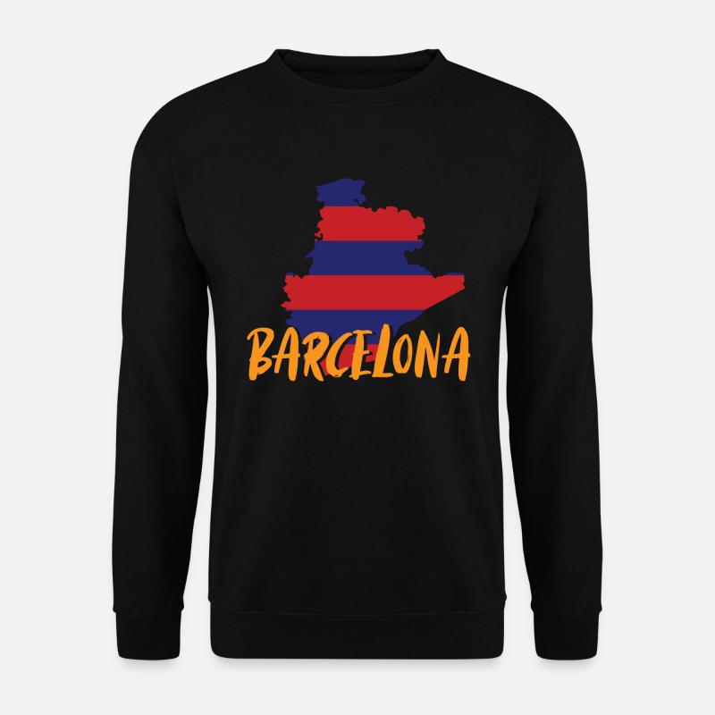 Barcelone - Sweat-shirt Unisexe - noir