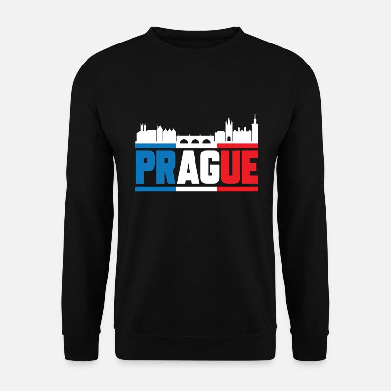Prag - Unisex Pullover - Schwarz