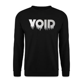 VOID LIQUID - Unisex Pullover - Schwarz - Vorne - Alina (178cm) & Michal (187cm)