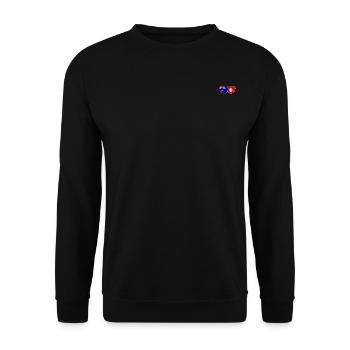 Australie Suisse Flag Heart - Sweat-shirt Unisexe - noir - Devant - Alina (178cm) & Michal (187cm)