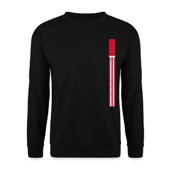 Eindhoven Stripes - Unisex Sweatshirt - black - Front - Alina (178cm) & Michal (187cm)