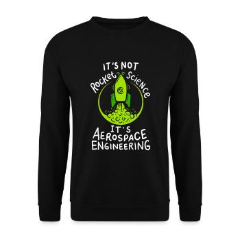 Don science aéronautique aérospatiale - Sweat-shirt Unisexe - noir - Devant - Alina (178cm) & Michal (187cm)