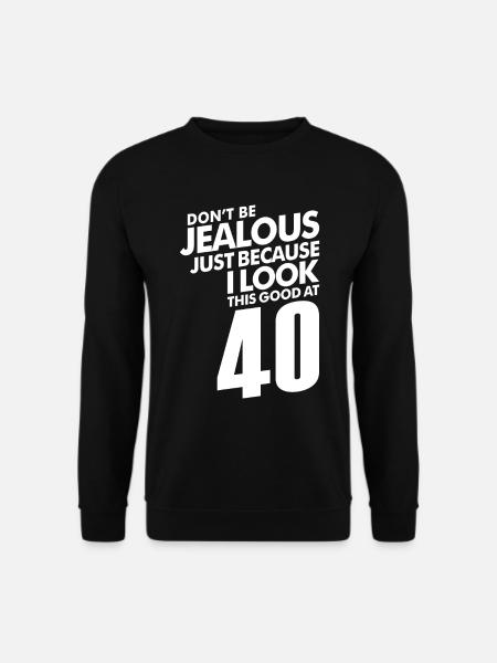 40 ans - Sweat-shirt Unisexe - noir