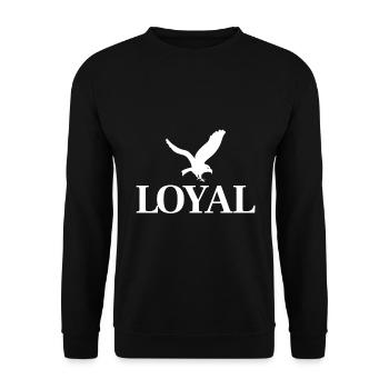 Loyal Aigle - Sweat-shirt Unisexe - noir - Devant - Alina (178cm) & Michal (187cm)