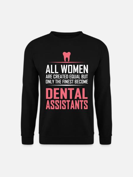 toutes les assistantes dentaires Graphique - Sweat-shirt Unisexe - noir