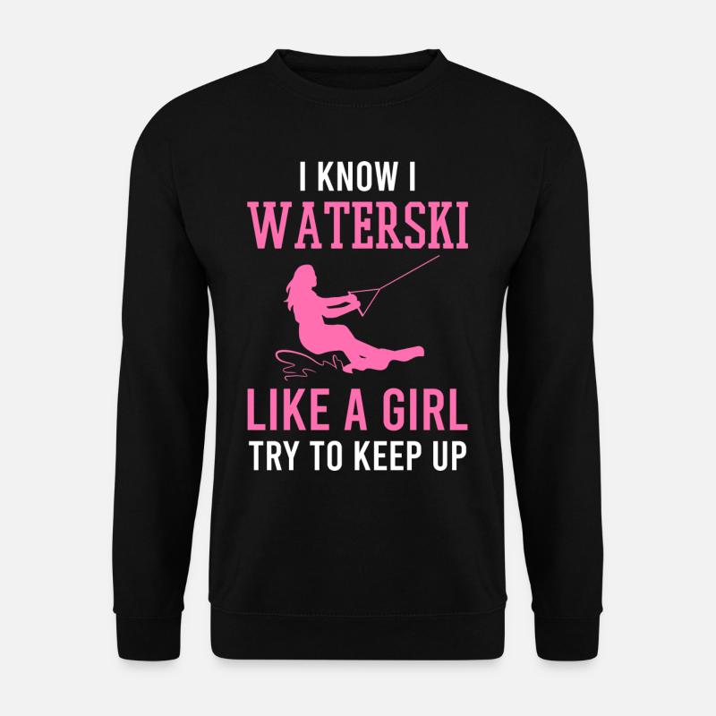 Water ski - Unisex Sweatshirt - black
