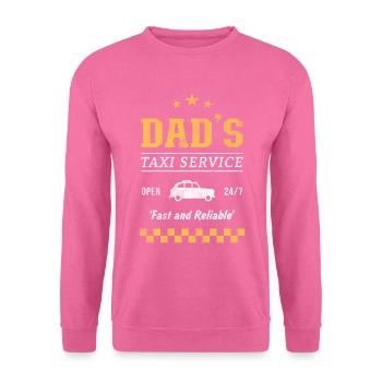 Väter Taxi Service - Unisex Pullover - Pink - Vorne