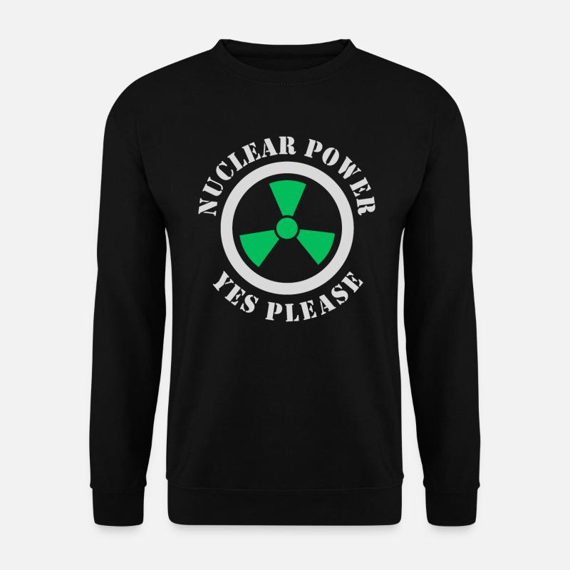 Atomkraft, Ja bitte, Kernenergie - Unisex Pullover - Schwarz