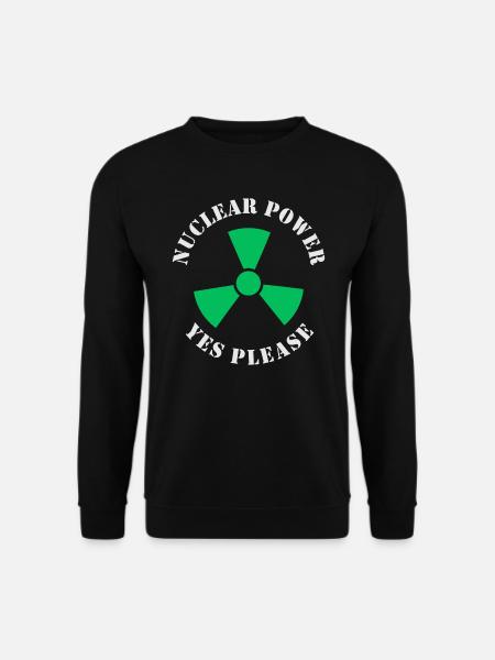 Atomkraft, Ja bitte, Kernenergie - Unisex Pullover - Schwarz