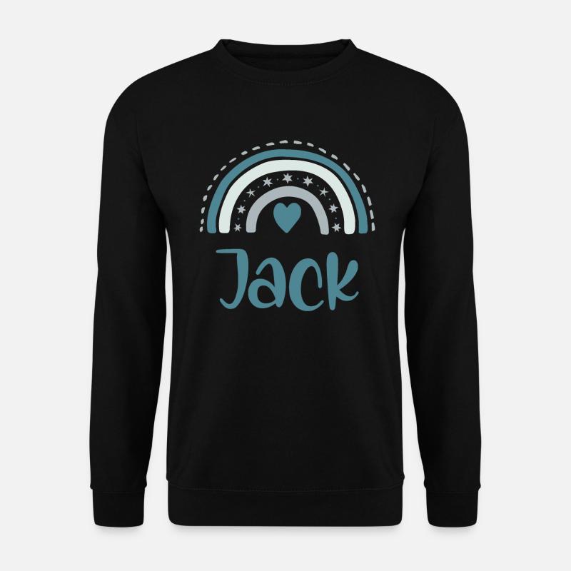Jack Nom Arc-en-ciel - Sweat-shirt Unisexe - noir