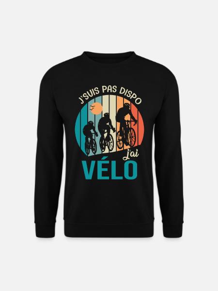 bike not available j ai velo Humor sport club - Unisex Sweatshirt - black