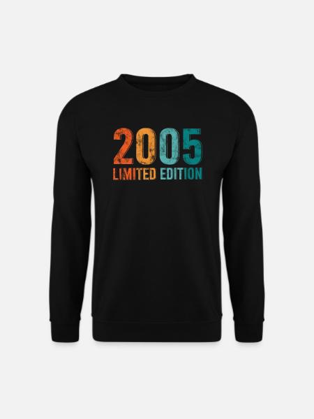 Limitierte Edition Jahrgang 2005 Retro Design - Unisex Pullover - Schwarz