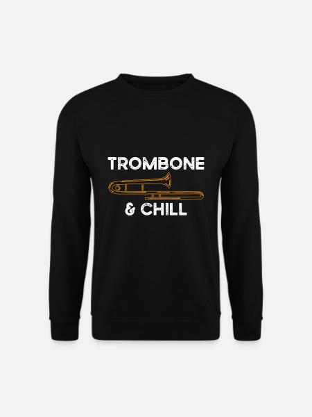 trombone - Unisex Sweatshirt - black