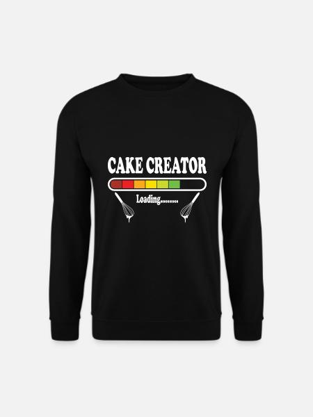 Baking Donut Cake - Unisex Sweatshirt - black