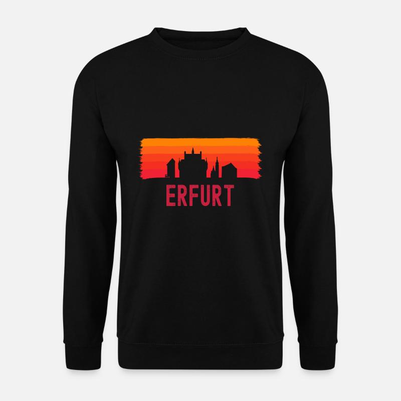 Erfurt Thüringen Skyline - Unisex Pullover - Schwarz