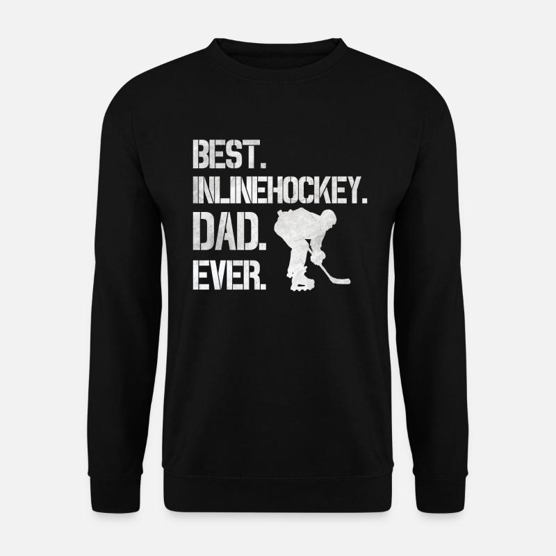 Best Inlinehockey Dad Papa Hockey Geschenk - Unisex Pullover - Schwarz