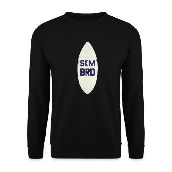 Logo de skimboard cadeau - Sweat-shirt Unisexe - noir - Devant - Alina (178cm) & Michal (187cm)